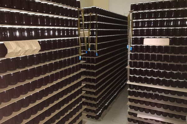 Raspberry farm and production of jams